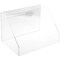 Plymor Clear Acrylic Slanted Front Display Case, 12" W x 8" D x 8" H